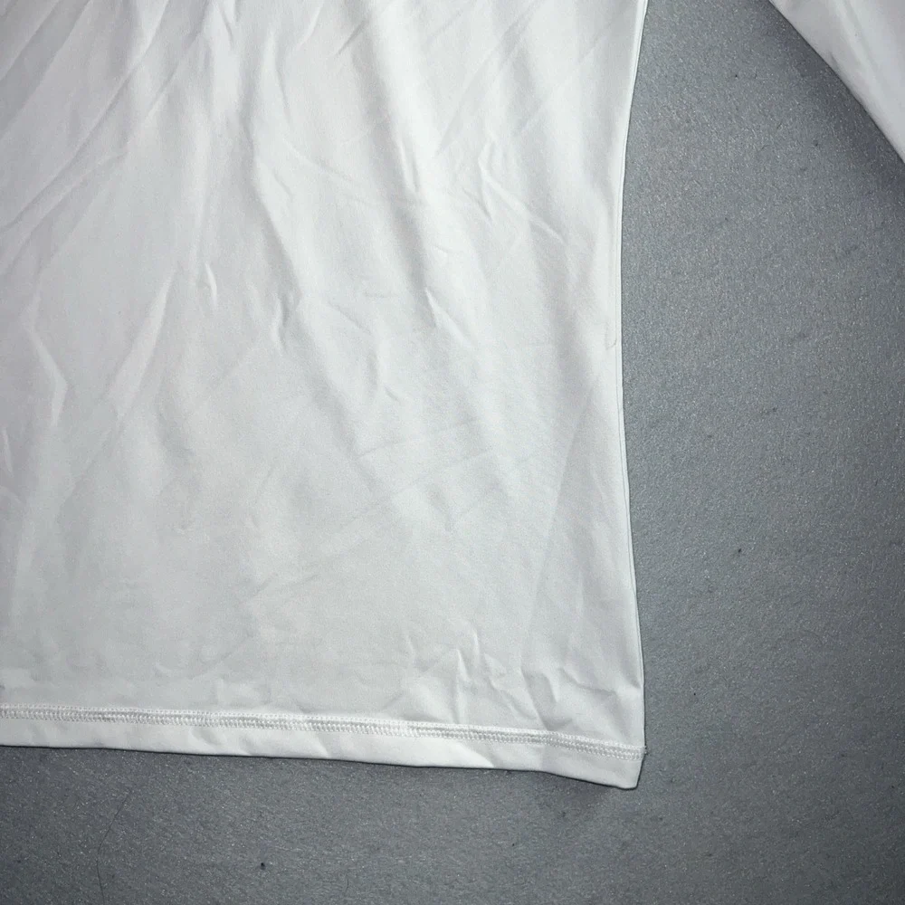 Nike Swim Shirt Rash‎ Guard Long Sleeve White Womens Small